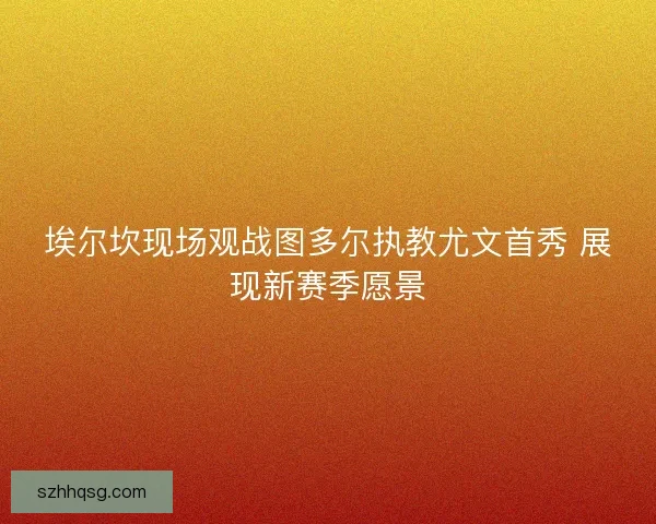 埃尔坎现场观战图多尔执教尤文首秀 展现新赛季愿景